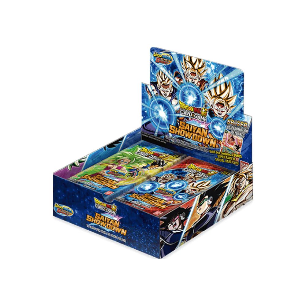 dragon ball super card game saiyan showdown booster box Dragon Ball Super Card Game: Saiyan Showdown Booster Box – EXPRESS TCG