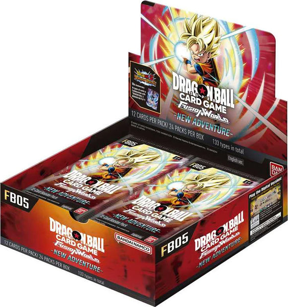 Dragonball Super Card Game: Fusion World - New Adventure FB05 Booster Box (Pre Order)