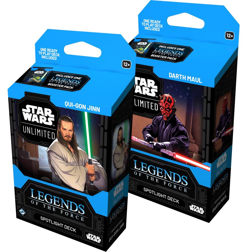 star wars legends of the force booster box Star Wars Unlimited: Darth Maul Legends of the Force Spotlight Deck