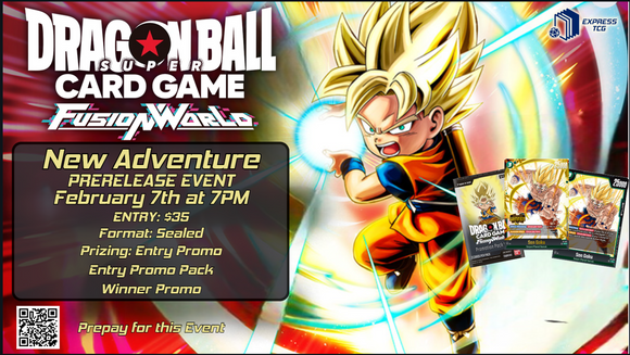 Dragon Ball: Fusion World New Adventure Prerelease Event