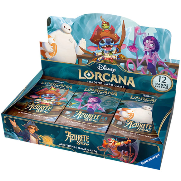 Lorcana: Azurite Sea Booster Box (Pre Order)