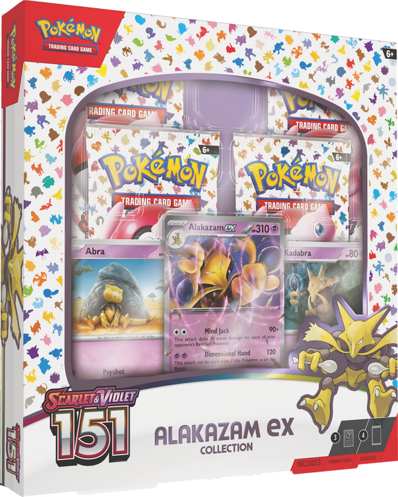 Pokémon: Scarlet & Violet - 151 Alakazam EX Collection (Pre Order) - EXPRESS TCG