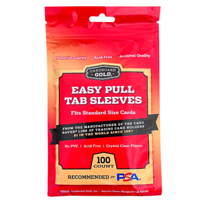 Cardboard Gold: Easy Pull Tab Sleeves - 100ct - EXPRESS TCG