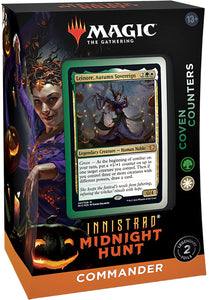 Magic the Gathering: Innistrad: Midnight Hunt - Commander Deck – Coven Counters (Green-White) - EXPRESS TCG