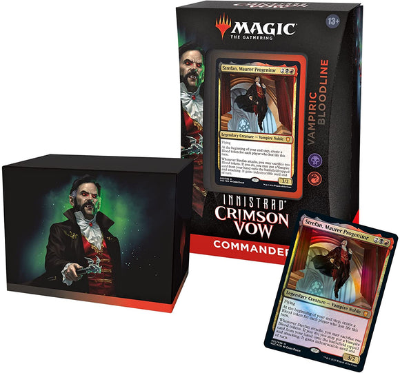 Magic the Gathering: Innistrad: Crimson Vow Commander Deck - Vampiric Bloodline (Black-Red) - EXPRESS TCG