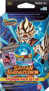Dragon Ball Super Card Game: Saiyan Showdown Premium Pack Set (PP06) - EXPRESS TCG