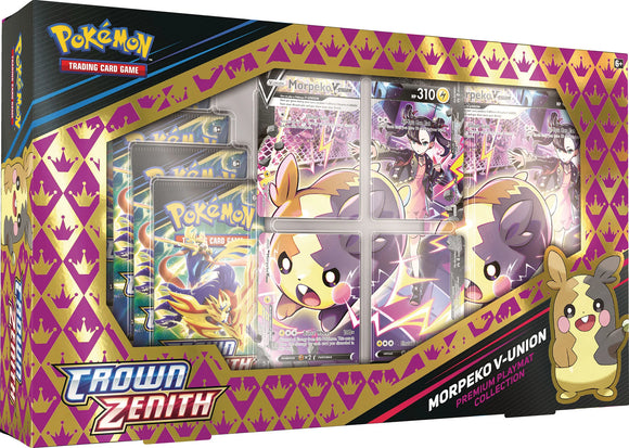 Pokemon: Crown Zenith Morpeko V-Union Premium Playmat Collection - EXPRESS TCG