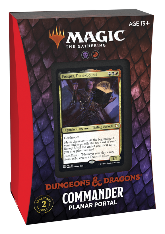 Magic the Gathering: Dungeons and Dragons: Commander Deck – Planar Portal (Red-Black) - EXPRESS TCG
